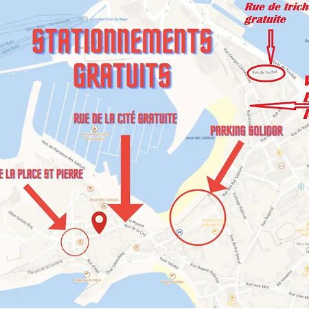 Appartement Saint Malo Vue Sur Mer Et Sur Intra Muros, Ferry, Plage Et Commerces A 50 M Exterior foto