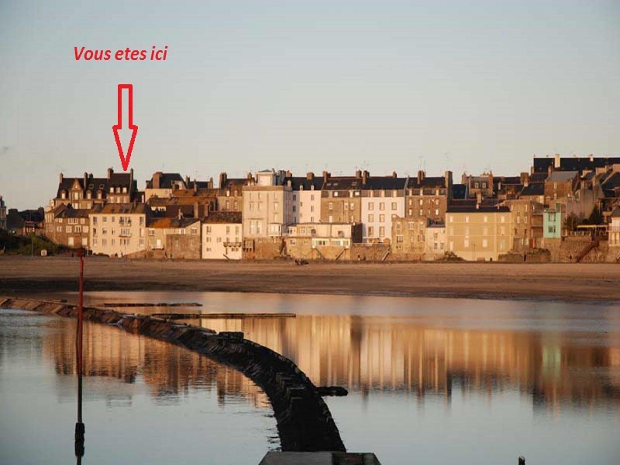 Appartement Saint Malo Vue Sur Mer Et Sur Intra Muros, Ferry, Plage Et Commerces A 50 M Exterior foto